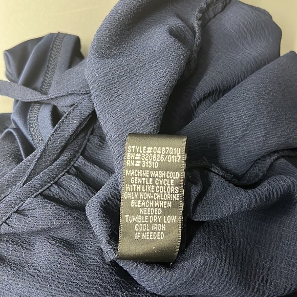 ALYX NWT Women's Blue U-Neck Long Sleeves Top Size XL - Picture 8 of 9